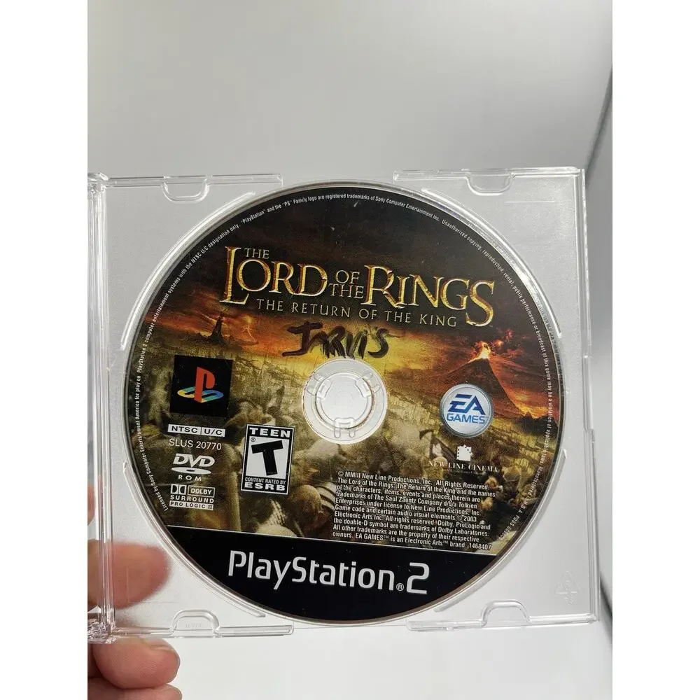 Lord of the Rings The Return of the King PlayStation 2 Ps2 - Disc Only